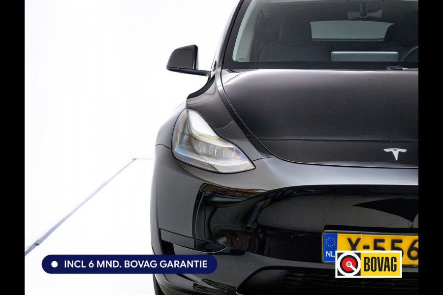 Tesla Model Y RWD 58 kWh | Panoramadak | Stoel-stuurverwarming | Zwart leder | Navigatie | Extra getint glas Camera, Autopilot, Dodehoek detector, Elektrisch verstelbare stoelen