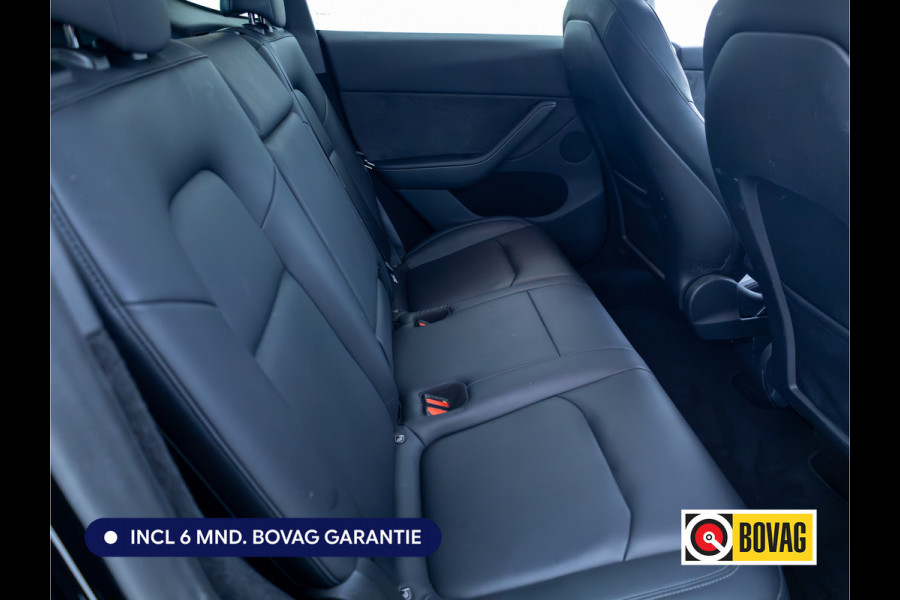 Tesla Model Y RWD 58 kWh | Panoramadak | Stoel-stuurverwarming | Zwart leder | Navigatie | Extra getint glas Camera, Autopilot, Dodehoek detector, Elektrisch verstelbare stoelen