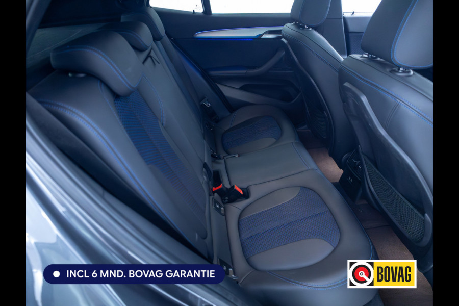 BMW X2 sDrive18i High Executive M-Sport Panoramadak | El.verstelbare verwarmde voorstoelen | PDC V+A Camera, Keyless, Navigatie Cruise-control, All-season, Sfeerverlichting