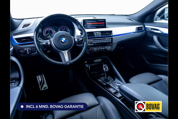 BMW X2 sDrive18i High Executive M-Sport Panoramadak | El.verstelbare verwarmde voorstoelen | PDC V+A Camera, Keyless, Navigatie Cruise-control, All-season, Sfeerverlichting