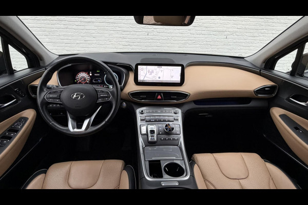 Hyundai Santa Fe 1.6 T-GDI Plug-inn Adapt cruise Full led Leder+Stoelventilatie/-verwarming Stuurverwarming Carplay