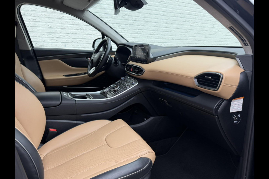 Hyundai Santa Fe 1.6 T-GDI Plug-inn Adapt cruise Full led Leder+Stoelventilatie/-verwarming Stuurverwarming Carplay