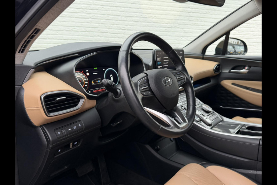 Hyundai Santa Fe 1.6 T-GDI Plug-inn Adapt cruise Full led Leder+Stoelventilatie/-verwarming Stuurverwarming Carplay