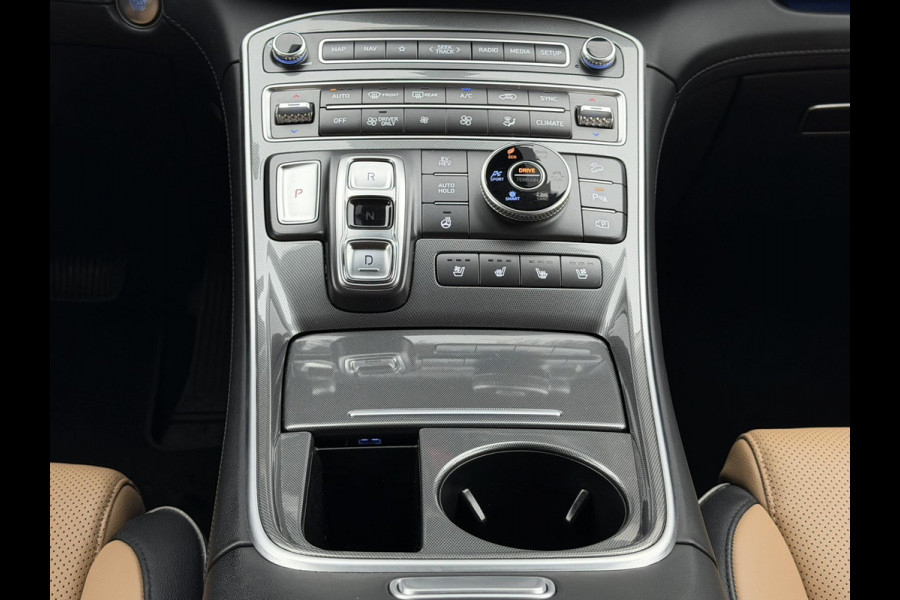 Hyundai Santa Fe 1.6 T-GDI Plug-inn Adapt cruise Full led Leder+Stoelventilatie/-verwarming Stuurverwarming Carplay