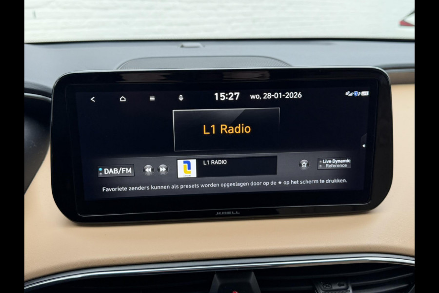Hyundai Santa Fe 1.6 T-GDI Plug-inn Adapt cruise Full led Leder+Stoelventilatie/-verwarming Stuurverwarming Carplay