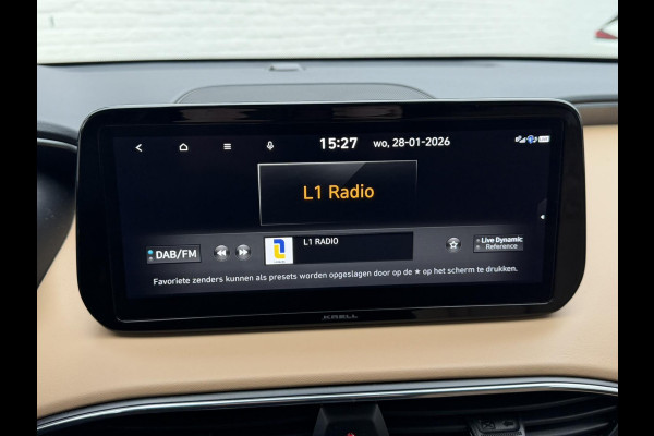 Hyundai Santa Fe 1.6 T-GDI Plug-inn Adapt cruise Full led Leder+Stoelventilatie/-verwarming Stuurverwarming Carplay