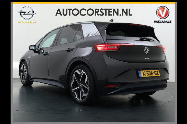Volkswagen ID.3 First Plus 58kWh 204pk Camera Trekhaak 19"lm Adap.Cruise Matrix-Led Navi-Pro Ecc Apple Carplay Android Auto Pdc SOH 90% Lmv Stoel+Stuurverwarming Wifi  Rijstrooksensor Origineel Nederlandse Auto € 43.675,- nieuw