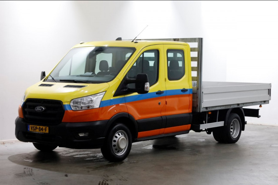 Ford Transit 350 2.0 TDCI 130pk D.C. Trend Open Laadbak Trekhaak 3000kg 08-2022