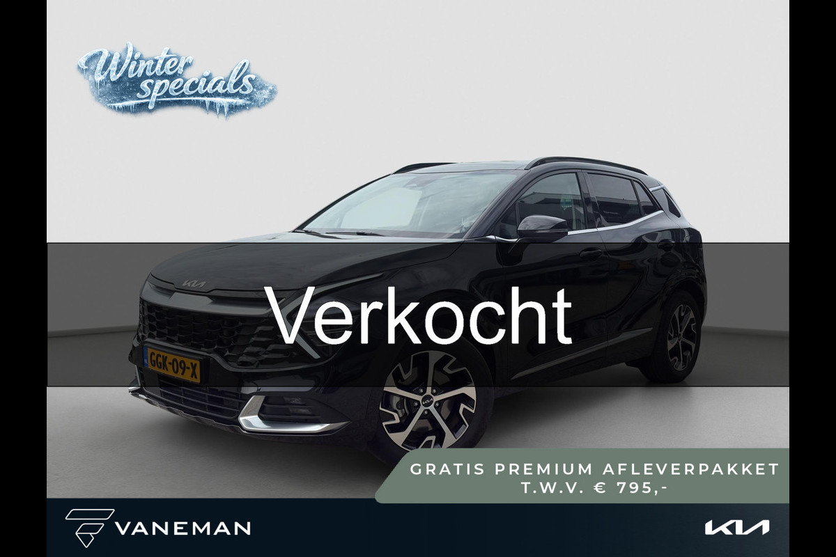 Kia Sportage 1.6 T-GDi Hybrid DynamicPlusLine | Pano | Stoelverwarming voor/achter | Camera | Dodehoekherkenning | Elektrische Stoelen | Cruise | Apple Carplay & Android Auto |