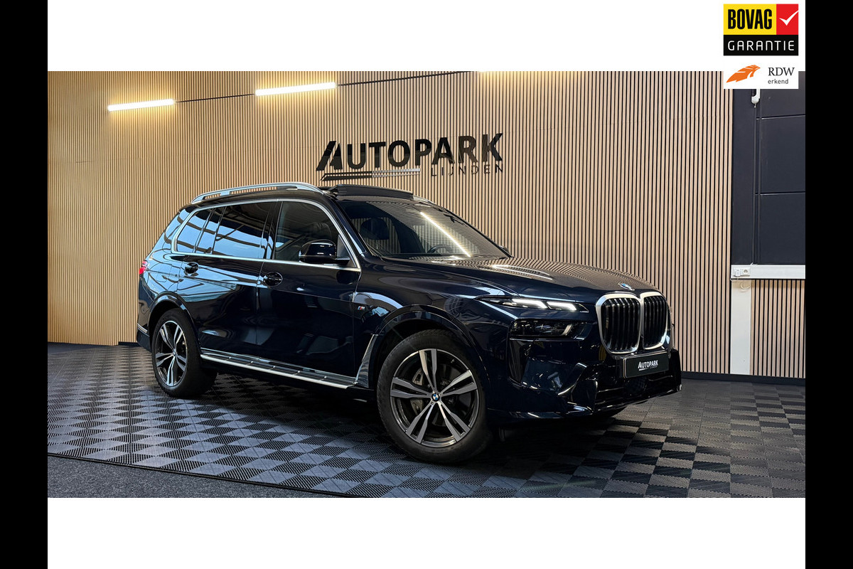 BMW X7 XDrive40i M-Sport|Softclose|Keyless|HUD|7Pers.|Skylounge|360 CAM|Dealer Onderhouden|Garantie 2028|Standkachel|