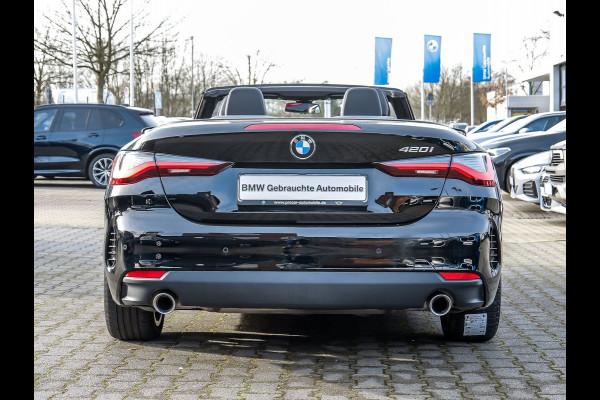 BMW 4 Serie Cabrio 420iA ** LED, VOL-LEDER, NAVI+, NEKVERW, VERW. ST, 18-inch LMV, MEMORY ** 1e EIG - Slechts 37.500km ** ** INFORMEER OOK NAAR ONZE AANTREKKELIJKE FINANCIAL-LEASE TARIEVEN **