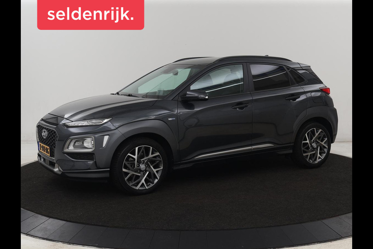 Hyundai Kona 1.6 GDI HEV Premium | Leder | Stoelventilatie | Adaptive cruise | Head-Up | Carplay | Camera | Achterbankverwarming | Navigatie | Keyless | Climate control