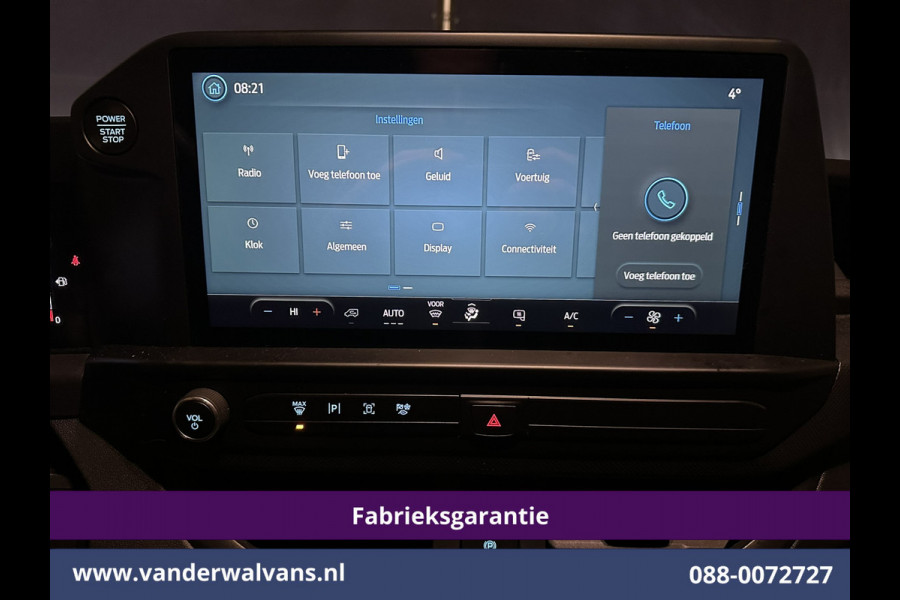 Ford Transit Custom 2.0 TDCI 136pk L2H1 Euro6 Fabrieksgarantie Airco | Camera | LED | Apple Carplay | Cruisecontrol Android Auto, Verwarmde voorruit, Parkeersensoren, Bijrijdersbank