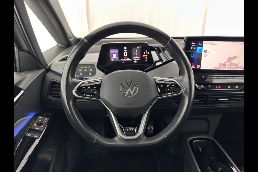 Volkswagen ID.3 First Max 58 kWh [ 3-Fase-11kW ] {SOH-92%} (INCL-BTW) *PANO | HEAD-UP | ADAPTIVE-CRUISE | FULL-LED | BLINDSPOT | CAMERA | KEYLESS | MICROFIBRE | AMBIENTLIGHT | NAVI-FULLMAP | DAB+ | ECC | HEATED-SPORTSEATS | DIGI-COCKPIT | 20"ALU*