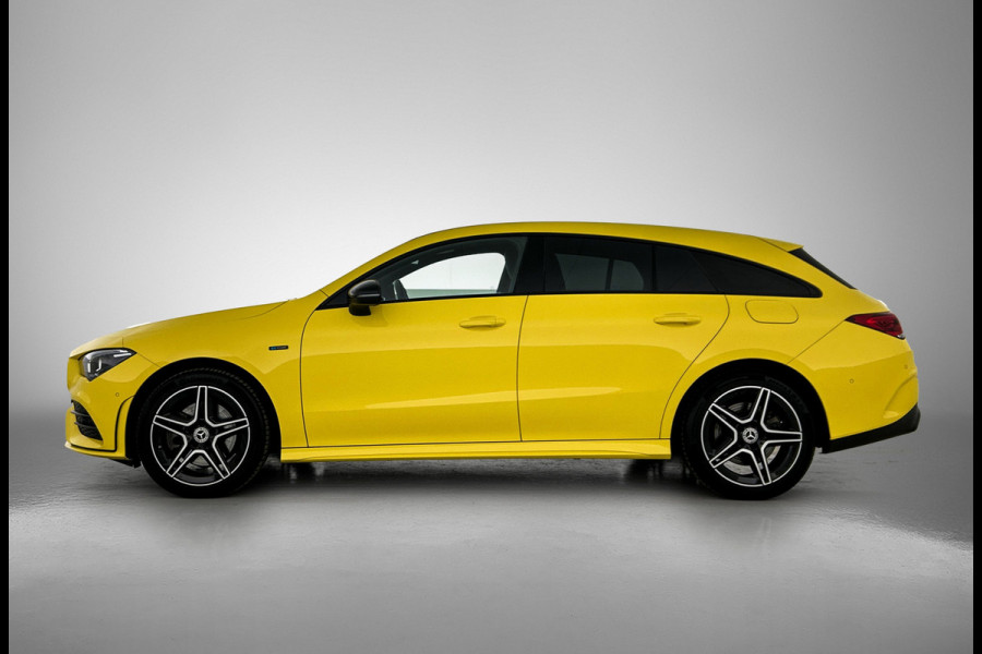 Mercedes-Benz CLA-Klasse Shooting Brake 250 e Business Solution AMG Limited 5 spaks lichtmetalen velgen | MBUX wide screen | Navigatie | Parking support met camera | Inclusief 24 maanden MB Certified garantie voor Europa.