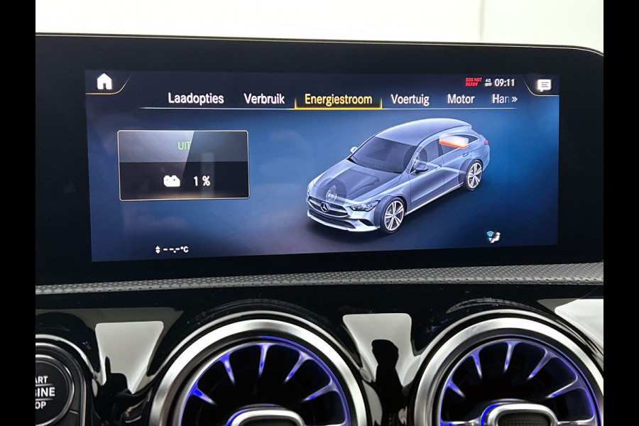 Mercedes-Benz CLA-Klasse Shooting Brake 250 e Business Solution AMG Limited 5 spaks lichtmetalen velgen | MBUX wide screen | Navigatie | Parking support met camera | Inclusief 24 maanden MB Certified garantie voor Europa.