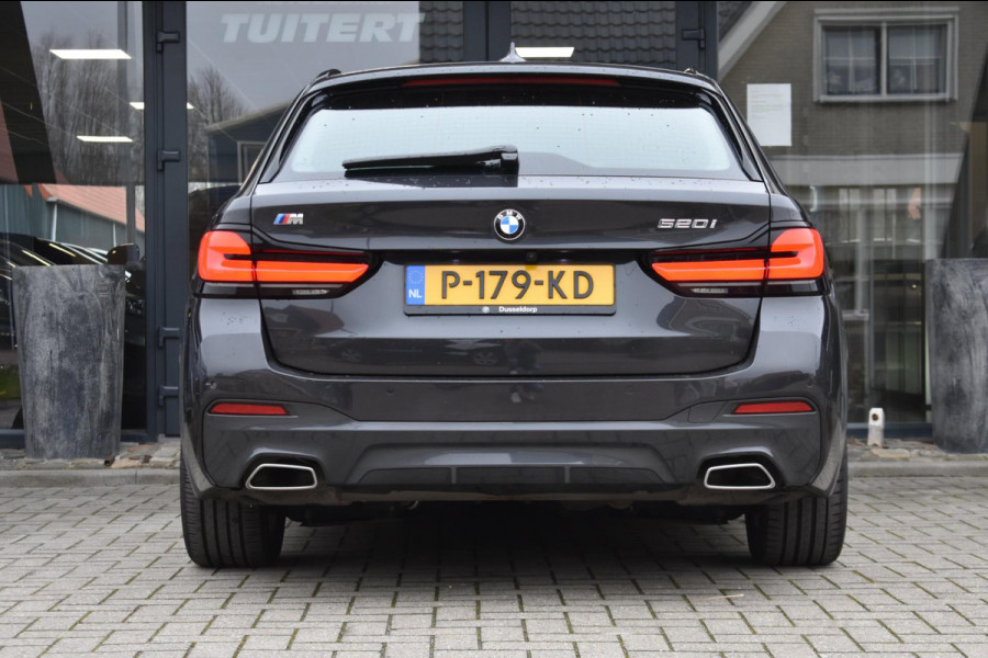 BMW 5 Serie Touring 520i M-Sport | LASERLIGHT | NAP | DEALER ONDERHOUDEN | APPLE CARPLAY | ANDRIOD AUTO | SFEERVERLICHTING