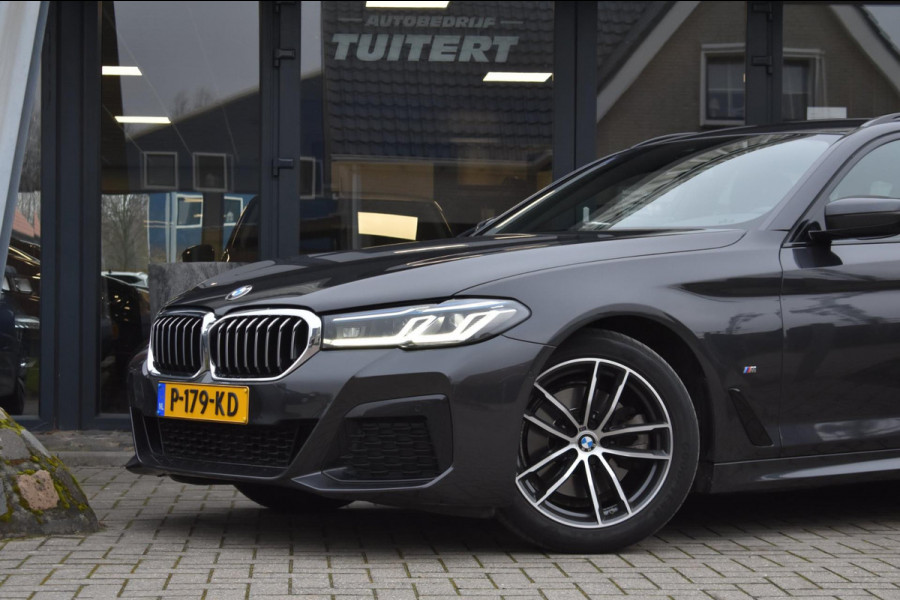 BMW 5 Serie Touring 520i M-Sport | LASERLIGHT | NAP | DEALER ONDERHOUDEN | APPLE CARPLAY | ANDRIOD AUTO | SFEERVERLICHTING