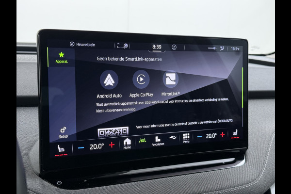 Škoda ENYAQ iV 80 Adap.Cruise Soh 92% Camera Apple Carplay Android Auto Navi Ecc Pdc Stoel+Stuurverwarming Led Privacy Glas Keyless advanced Bluetooth 1e Eigenaar Origineel Nederlandse Auto 1.000kg trekvermogen