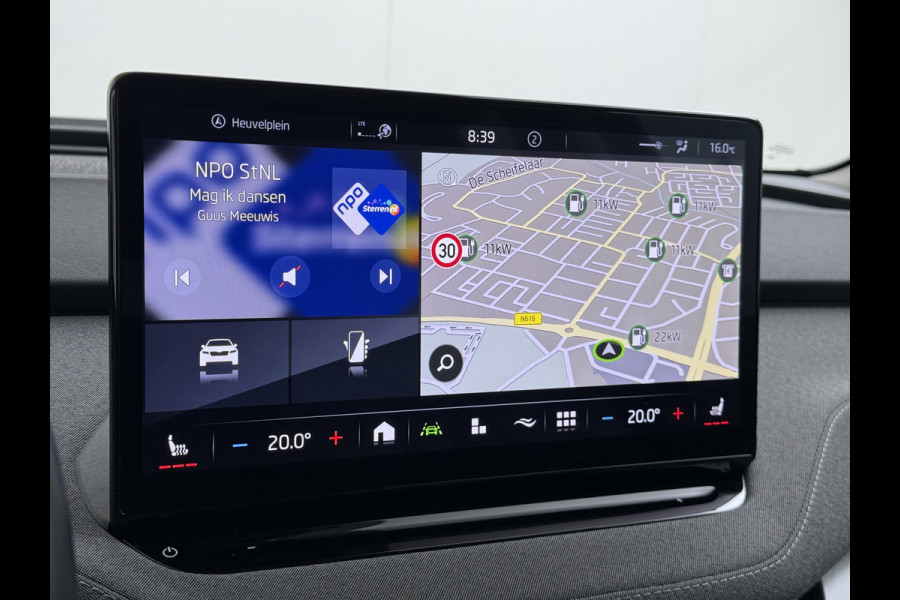 Škoda ENYAQ iV 80 Adap.Cruise Soh 92% Camera Apple Carplay Android Auto Navi Ecc Pdc Stoel+Stuurverwarming Led Privacy Glas Keyless advanced Bluetooth 1e Eigenaar Origineel Nederlandse Auto 1.000kg trekvermogen
