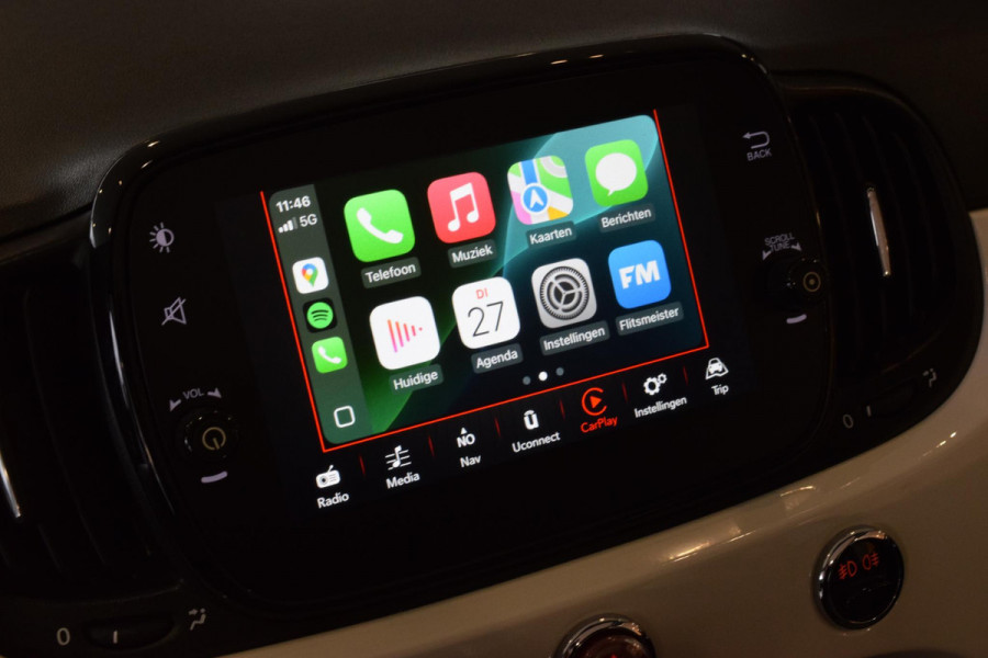 Fiat 500C 1.2 Lounge|Nav|Carplay|Cruise|16"|PDC|
