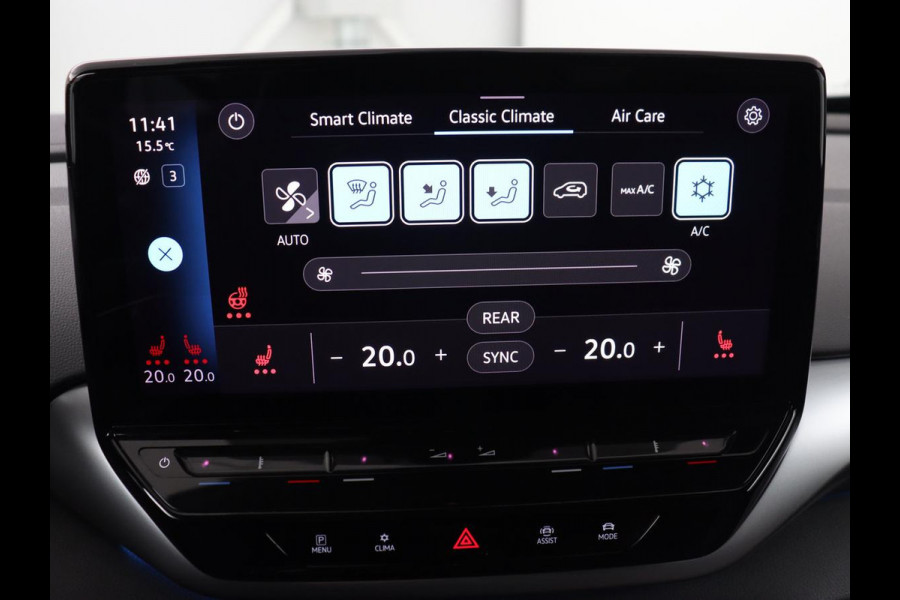 Volkswagen ID.4 Max 77 kWh | Panoramadak | Stoelverwarming | Head-Up | Warmtepomp | 360 Camera | Trekhaak | Sfeerverlichting | Half leder | Matrix LED | Carplay | Adaptive cruise | Memory | Keyless | Massage