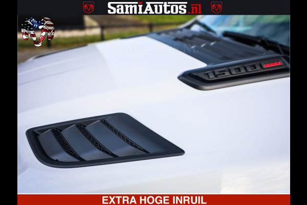 Dodge Ram 1500 1500 Limited Night High Output 540HP 706Nm | Massage + Full Option | De Meest Luxe en Volle Pick-Up in zijn Klasse | Comfortabele Dubbele Cabine met Royale 5 Zitplaatsen | BPM vrij | Nu Leverbaar uit Voorraad | Voorraad Nr 2298 - 7479