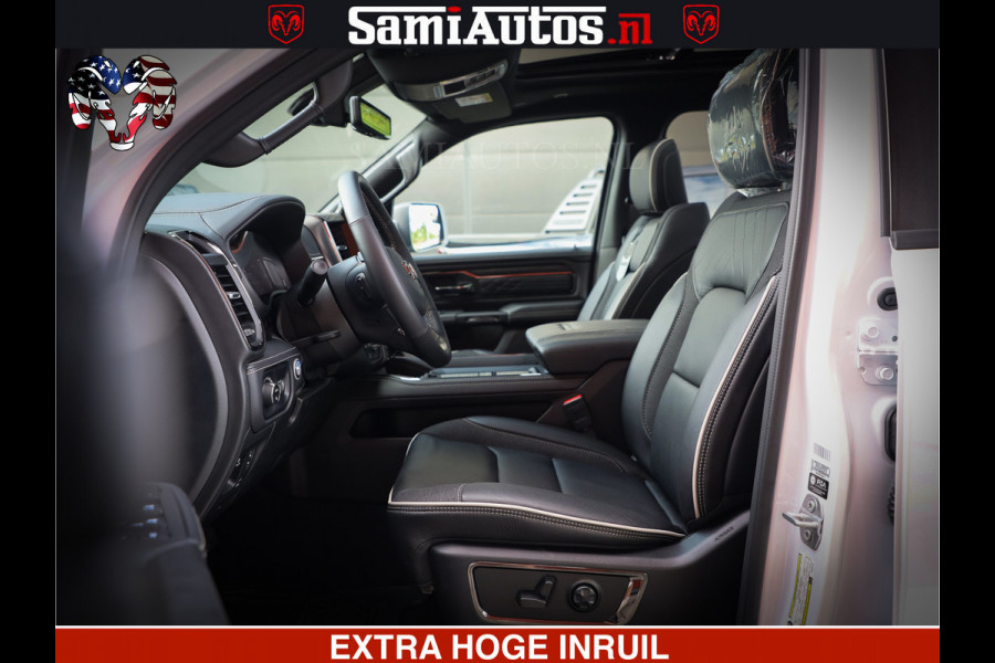 Dodge Ram 1500 1500 Limited Night High Output 540HP 706Nm | Massage + Full Option | De Meest Luxe en Volle Pick-Up in zijn Klasse | Comfortabele Dubbele Cabine met Royale 5 Zitplaatsen | BPM vrij | Nu Leverbaar uit Voorraad | Voorraad Nr 2298 - 7479