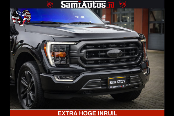 Ford USA F-150 BLACK OPS | 5.0 V8 406PK | 360 CAMERA | UITLAAT KLEP | BEDSLIDE | CREW CAB | LEDER | CREW CAB | DUBBELE CABINE | 5 PERSOONS | DC | GRIJSKENTEKEN |