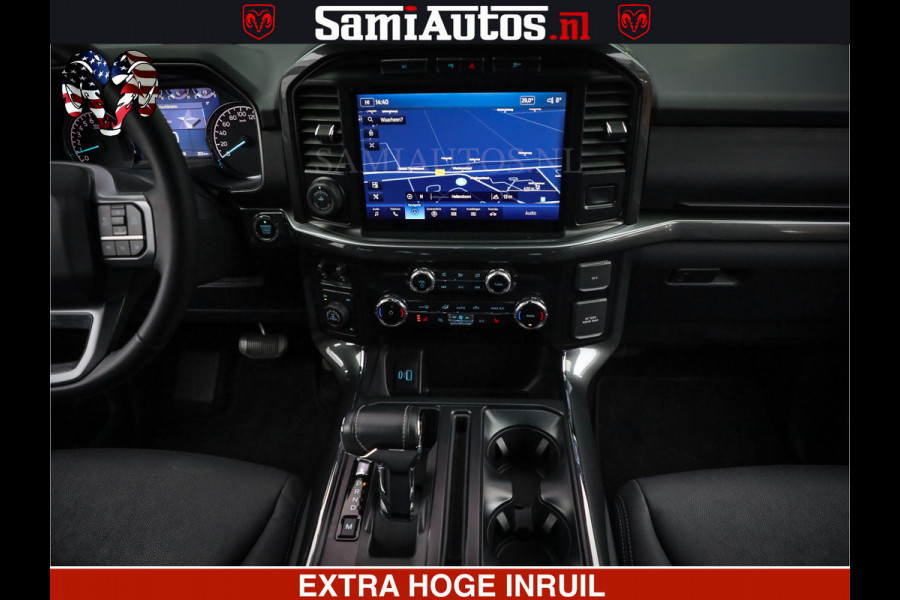 Ford USA F-150 BLACK OPS | 5.0 V8 406PK | 360 CAMERA | UITLAAT KLEP | BEDSLIDE | CREW CAB | LEDER | CREW CAB | DUBBELE CABINE | 5 PERSOONS | DC | GRIJSKENTEKEN |