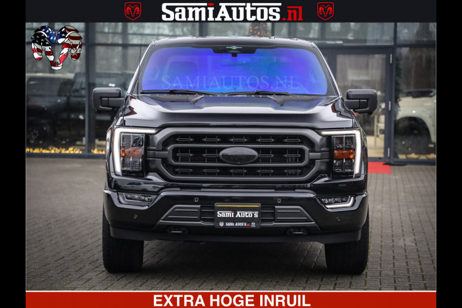 Ford USA F-150 BLACK OPS | 5.0 V8 406PK | 360 CAMERA | UITLAAT KLEP | BEDSLIDE | CREW CAB | LEDER | CREW CAB | DUBBELE CABINE | 5 PERSOONS | DC | GRIJSKENTEKEN |