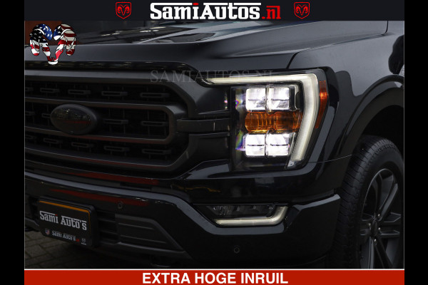 Ford USA F-150 BLACK OPS | 5.0 V8 406PK | 360 CAMERA | UITLAAT KLEP | BEDSLIDE | CREW CAB | LEDER | CREW CAB | DUBBELE CABINE | 5 PERSOONS | DC | GRIJSKENTEKEN |