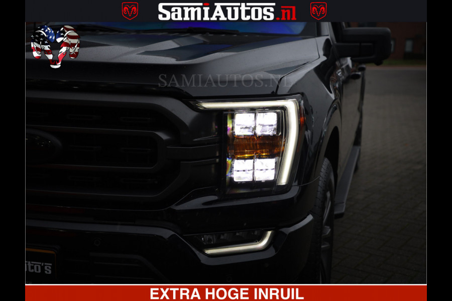 Ford USA F-150 BLACK OPS | 5.0 V8 406PK | 360 CAMERA | UITLAAT KLEP | BEDSLIDE | CREW CAB | LEDER | CREW CAB | DUBBELE CABINE | 5 PERSOONS | DC | GRIJSKENTEKEN |
