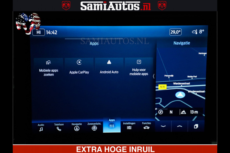 Ford USA F-150 BLACK OPS | 5.0 V8 406PK | 360 CAMERA | UITLAAT KLEP | BEDSLIDE | CREW CAB | LEDER | CREW CAB | DUBBELE CABINE | 5 PERSOONS | DC | GRIJSKENTEKEN |