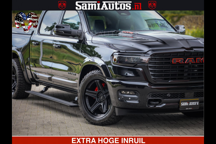 Dodge Ram 1500 Night Premium | Full Option | De Meest Luxe Pick-Up in zijn Klasse | Comfortabele Dubbele Cabine met Royale 5 Zitplaatsen | BPM vrij | Nu Leverbaar uit Voorraad | Voorraad Nr 2287 - 3384
