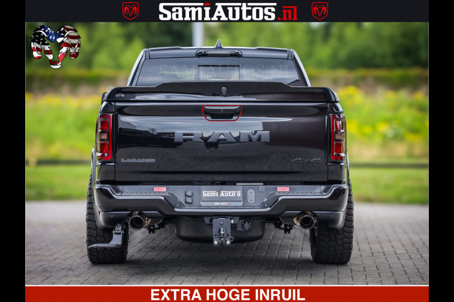 Dodge Ram 1500 Night Premium | Full Option | De Meest Luxe Pick-Up in zijn Klasse | Comfortabele Dubbele Cabine met Royale 5 Zitplaatsen | BPM vrij | Nu Leverbaar uit Voorraad | Voorraad Nr 2287 - 3384