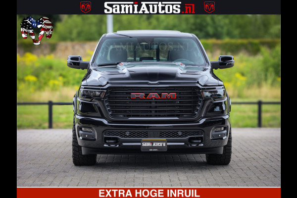 Dodge Ram 1500 Night Premium | Full Option | De Meest Luxe Pick-Up in zijn Klasse | Comfortabele Dubbele Cabine met Royale 5 Zitplaatsen | BPM vrij | Nu Leverbaar uit Voorraad | Voorraad Nr 2287 - 3384