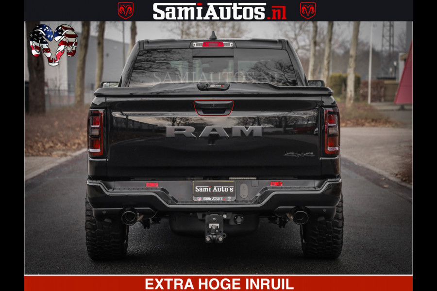 Dodge Ram RS LEDER RODE STIKSELS | 6 PERSOONS | 420Pk 636Nm | Pick-Up | Comfortabele Dubbele Cabine met Royale 6 Zitplaatsen | BPM vrij | Nu Leverbaar uit Voorraad | Voorraad Nr 2217- 2911
