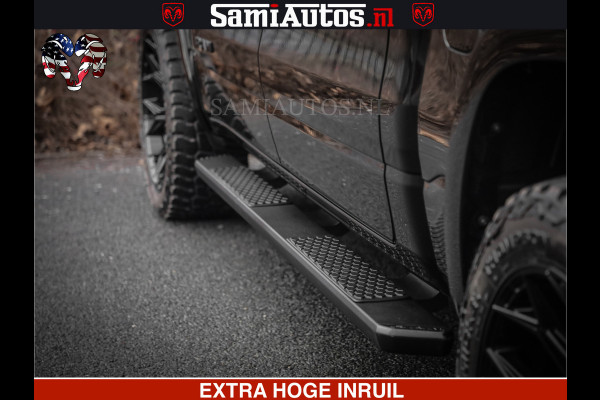 Dodge Ram RS LEDER RODE STIKSELS | 6 PERSOONS | 420Pk 636Nm | Pick-Up | Comfortabele Dubbele Cabine met Royale 6 Zitplaatsen | BPM vrij | Nu Leverbaar uit Voorraad | Voorraad Nr 2217- 2911