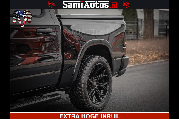 Dodge Ram RS LEDER RODE STIKSELS | 6 PERSOONS | 420Pk 636Nm | Pick-Up | Comfortabele Dubbele Cabine met Royale 6 Zitplaatsen | BPM vrij | Nu Leverbaar uit Voorraad | Voorraad Nr 2217- 2911