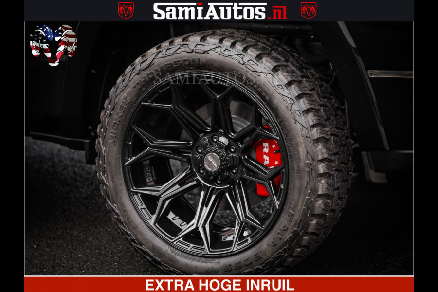 Dodge Ram RS LEDER RODE STIKSELS | 6 PERSOONS | 420Pk 636Nm | Pick-Up | Comfortabele Dubbele Cabine met Royale 6 Zitplaatsen | BPM vrij | Nu Leverbaar uit Voorraad | Voorraad Nr 2217- 2911