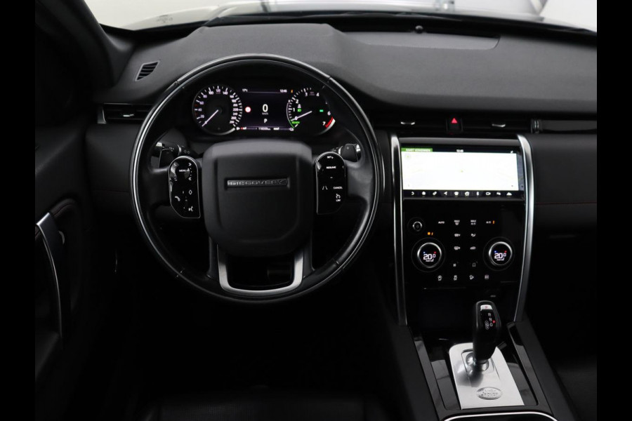 Land Rover Discovery Sport P300e 1.5 R-Dynamic | Leder | Stoelverwarming | Trekhaak | Carplay | Meridian Sound | Camera | 20'' | Full LED | Navigatie | Getint glas | Cruise control