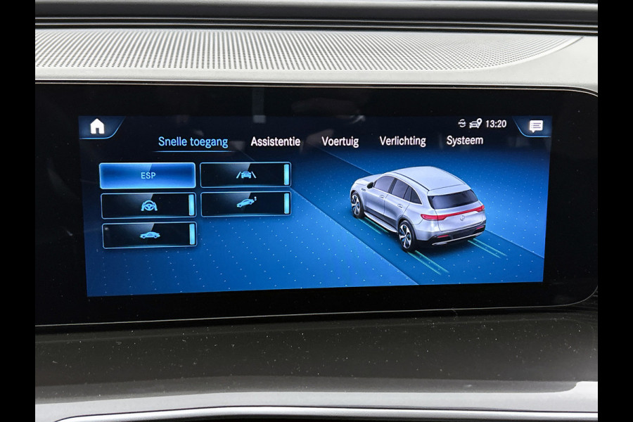 Mercedes-Benz EQC 400 4MATIC Business Solution 80 kWh (SFEERVERRLICHTING, CAMERA, ADAPTIVE CRUISE, STOELVERWARMING, DODEHOEK)