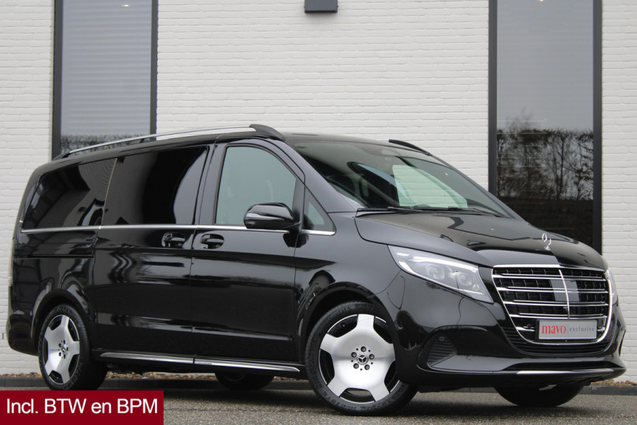 Mercedes-Benz V-Klasse 300d / AMG / Exclusive / 4-Matic / 7-Pers / Luchtvering / Pano / INCL BTW-BPM / 360 Cam / Burmester / Vol Opties / NIEUW!!