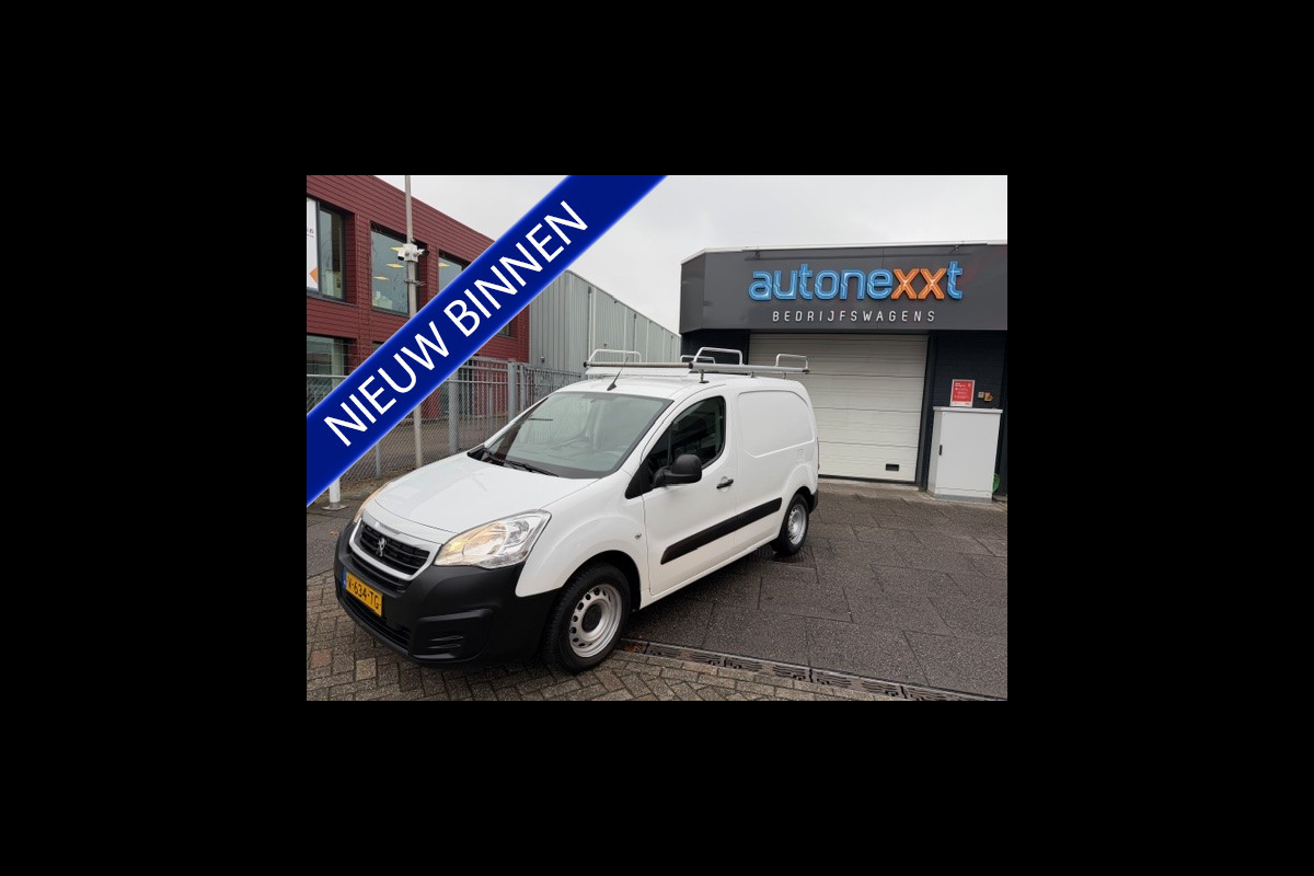 Peugeot Partner 120 1.6 BlueHDi 75 L1 Premium AIRCO I NAVI I TREKHAAK I IMPERIAAL I 1e EIGENAAR I COMPLETE ONDERHOUDSHISTORIE