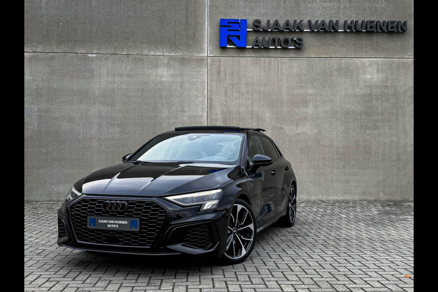 Audi A3 Sportback 35TFSI 150pk S-Tronic Competition S Edition S-Line Black Edtion! Pano|Kuipstoelen|Ambiance|Matrix|Virtual|Camera