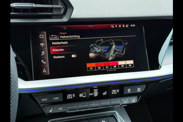 Audi A3 Sportback 35TFSI 150pk S-Tronic Competition S Edition S-Line Black Edtion! Pano|Kuipstoelen|Ambiance|Matrix|Virtual|Camera