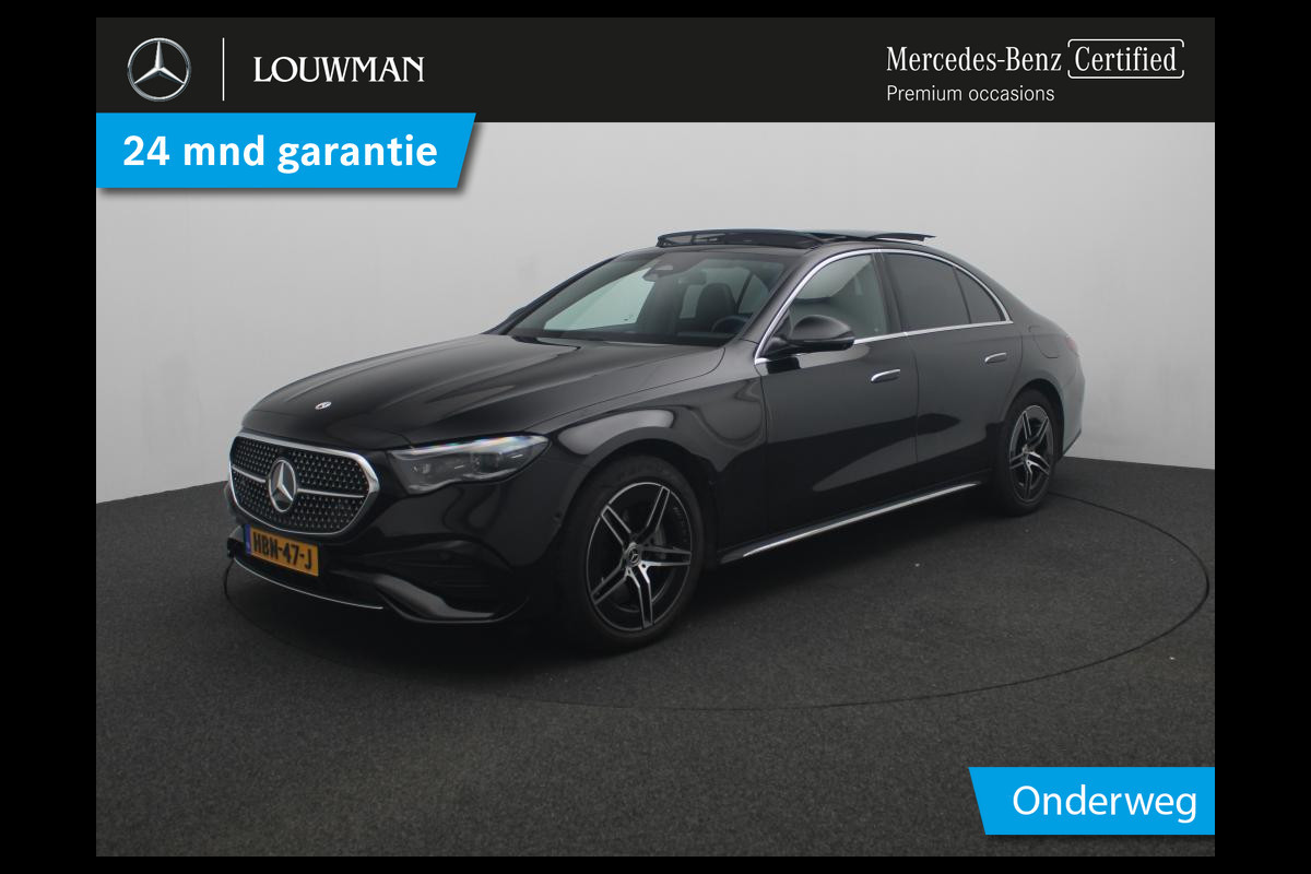 Mercedes-Benz E-Klasse 300 e AMG Plug-In Hybride AMG Line | Panorama Schuif-Kanteldak | Widescreen Dashboard | Burmester® 4D surround sound system | Digil Licht. Inclusief 24 maanden MB Certified garantie voor Europa.