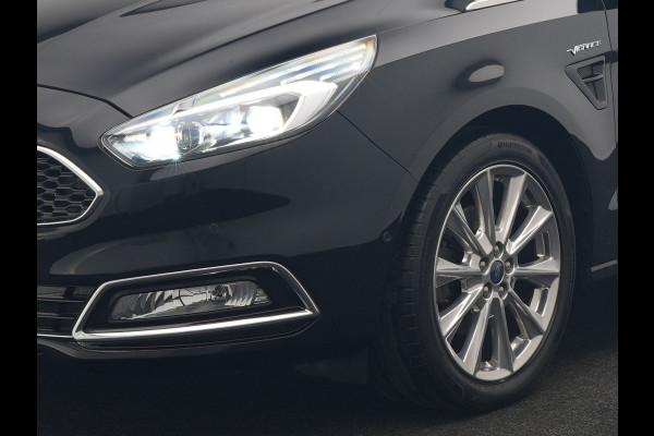 Ford S-Max 2.0 Vignale 7 Persoons 241pk Dealer O.H. | Panodak | Adaptive Cruise | 360 Camera | Lederen Comfortstoelen Memory & Verwarmd | Apple Carplay | Stuur Verwarmd | Keyless | Sfeerverlichting | Blis | Navigatie | DAB |