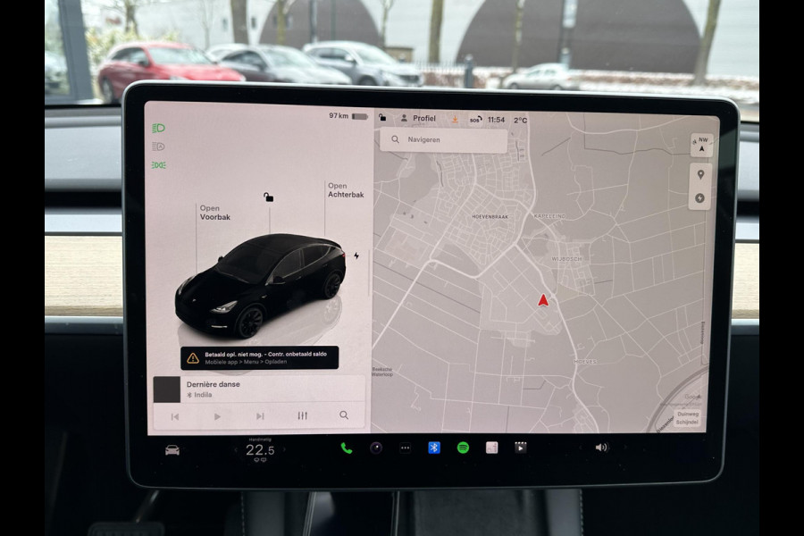 Tesla Model Y Long Range AWD 75 kWh SOH 95% | AUTOPILOT|  VOLLEDIGE TESLA GARANTIE T/M 08/2026 OF 80.000KM| DE HOOGVOLTACCU EN AANDRIJFLIJN TOT 2030 of 192.000KM | 20 INCH!|